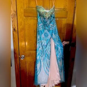 Mori Lee Prom dress juniors 7/8